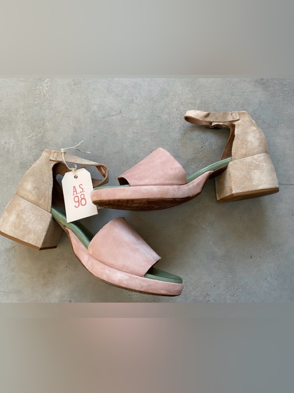A.S.98 Crue Suede Sandals